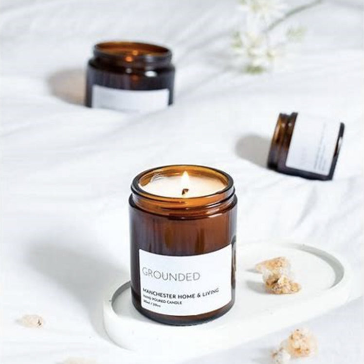 Frankincense and Myrrh Scented Soy Candle