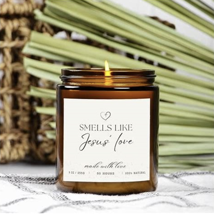 Smells Like Jesus Love - Christian Faith Candle